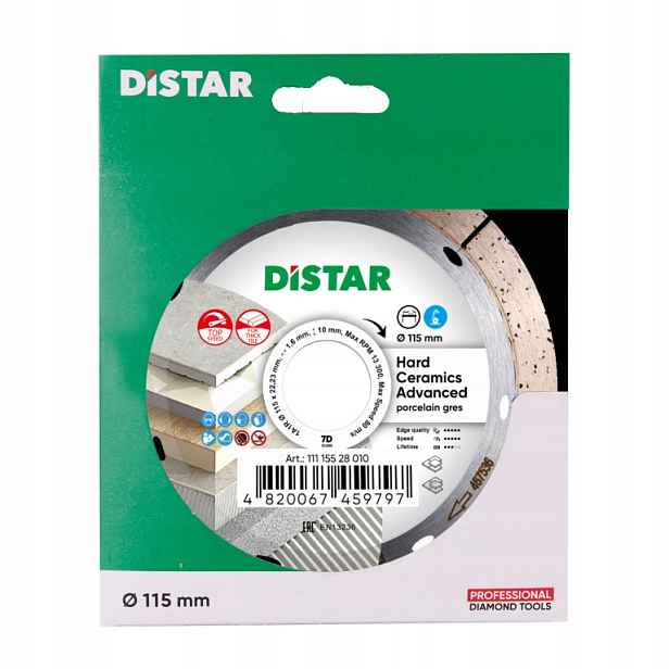 DiSTAR Hard Ceramics Advanced 115 mm Diamantový řezný kotouč 1A1R