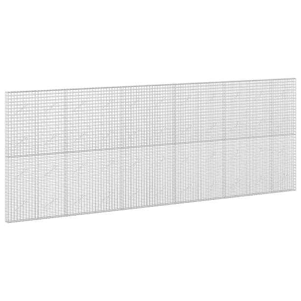 vidaXL Gabion s drátem 5 mm a síťkou 5x5 cm 550x10x200 cm