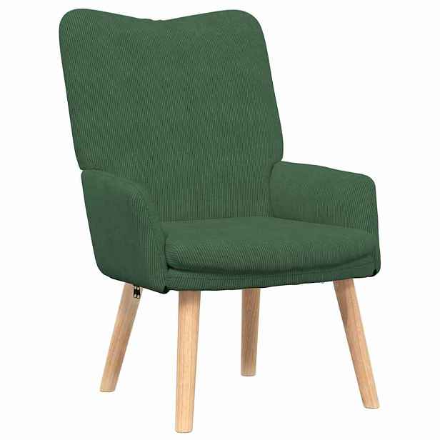 vidaXL křeslo Jungle Green 63 x 67 x 94 cm textil