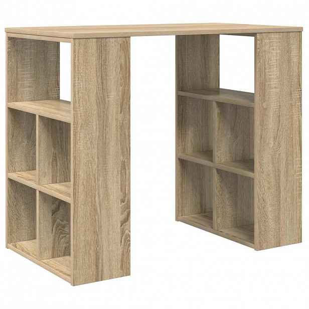 vidaXL Stůl Sonoma dub Kompozitní dřevo 90 x 50 x 75 cm