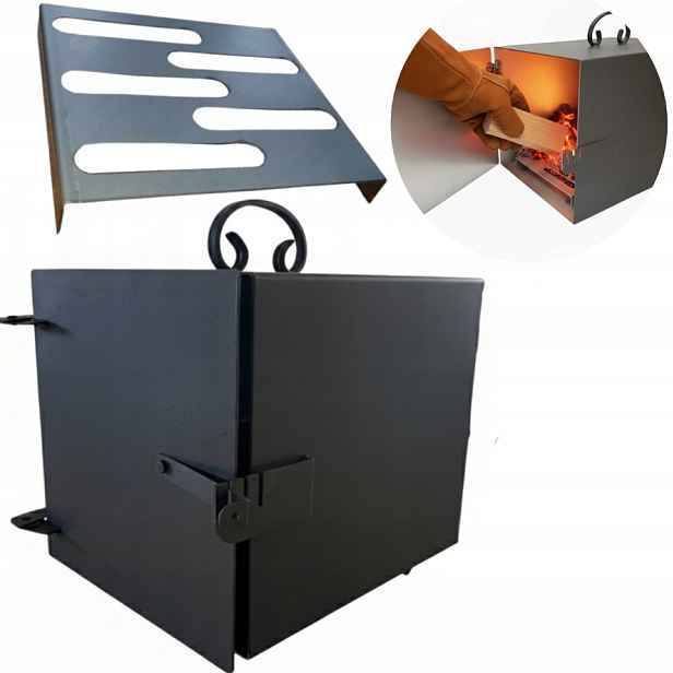 Ohniště do udírny Velmi velké 40x30x30 Rošt sušárny XXL Ohniště