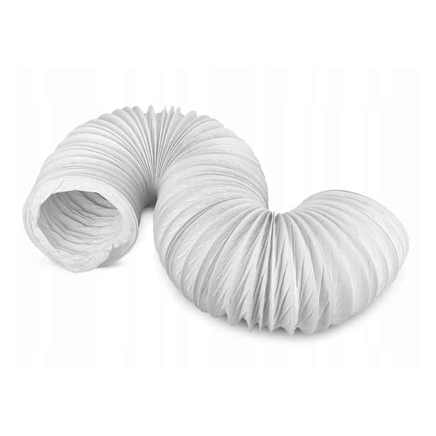 Flexibilní Pvc hadice potrubí ventilační trubka pro digestoř průměr 125 mm, délka 15 m