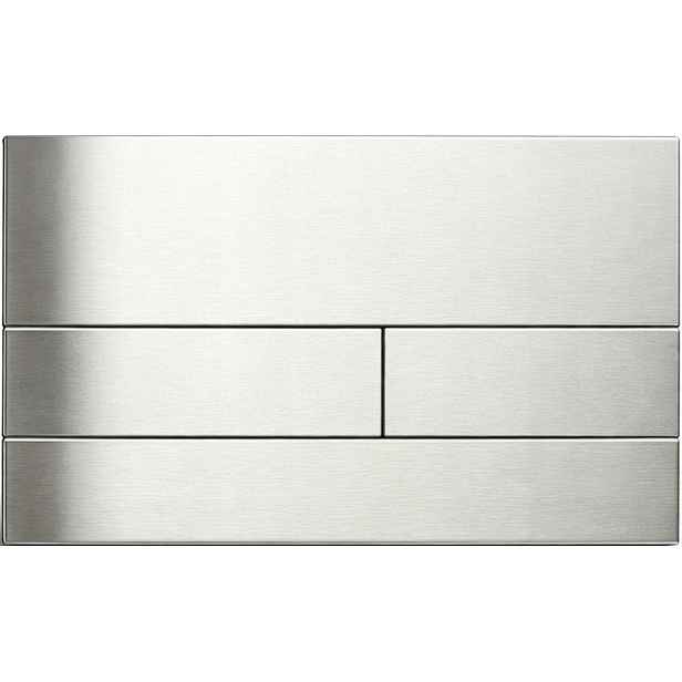 Ocelový tlačítkový spínač T2 kartáčovaný chrom pro Wc Geberit Duofix Sigma UP320 720