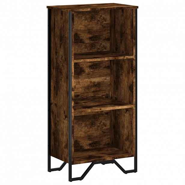 vidaXL Knihovna kouřový dub 50 x 31 x 106 cm kompozitní dřevo