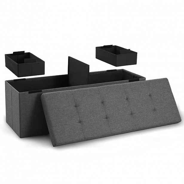 Blumtal SEDACÍ LAVICE 110/38/38 cm + 2 boxy navíc, anthracit