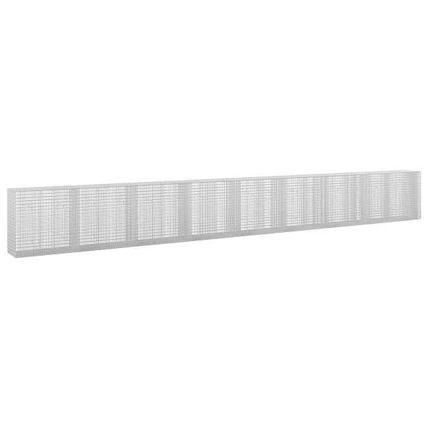 vidaXL Gabion s drátem 5 mm a síťkou 5x2,5 cm 850x50x100 cm