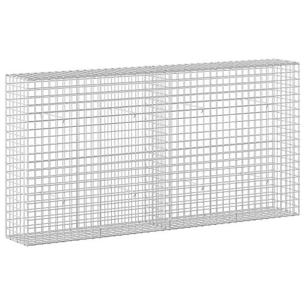 vidaXL Gabion s drátem 5 mm a síťkou 5x5 cm 200x30x100 cm