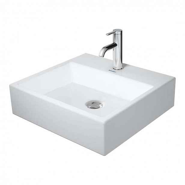 Duravit Vero Air - Umyvadlo nábytkové 50x47 cm, bez přepadu, otvor pro baterii, bílá 2350500071