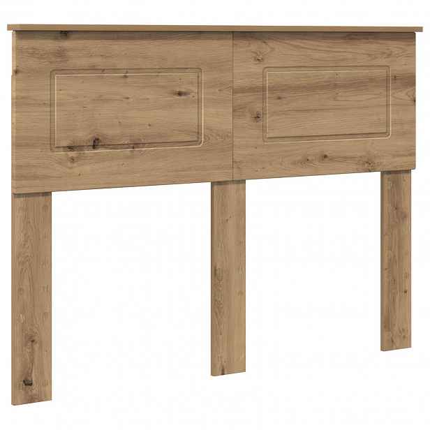 vidaXL Čelo postele Artisanový dub Kompozitní dřevo