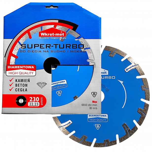 Diamantový kotouč Turbo TDST-230 mm Klimas