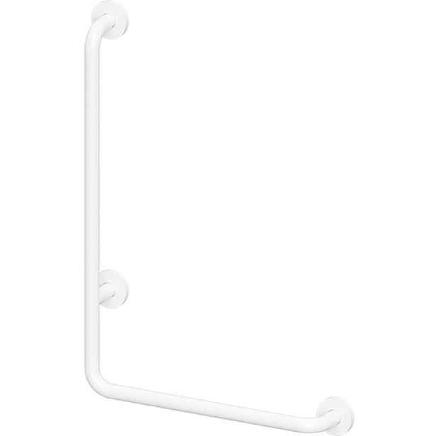 Držadlo nástěnné opěrné Bemeta Help 890 mm levé s krytkou bílé