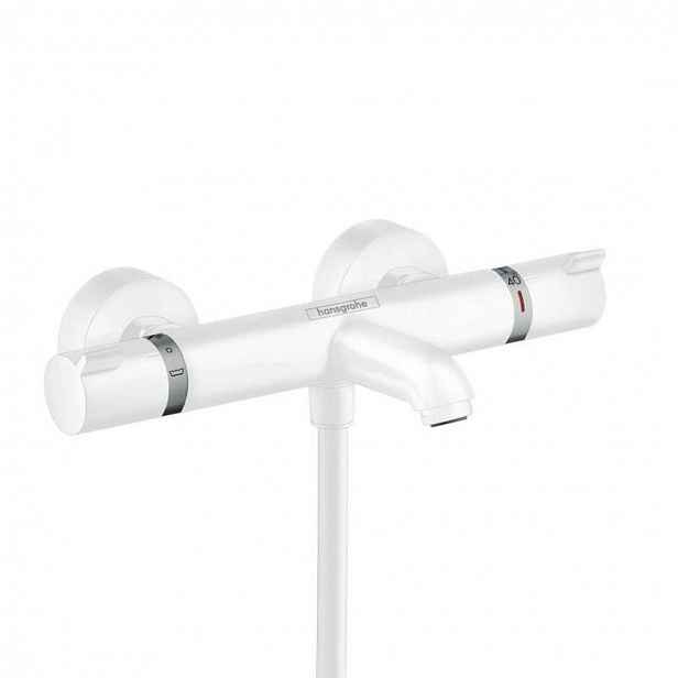 Hansgrohe Ecostat Comfort - Termostatická vanová baterie, matná bílá 13114700