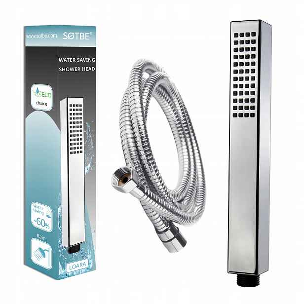 Sprchový set Sprchová Hlavice Pevná Hadice 150 cm Silná
