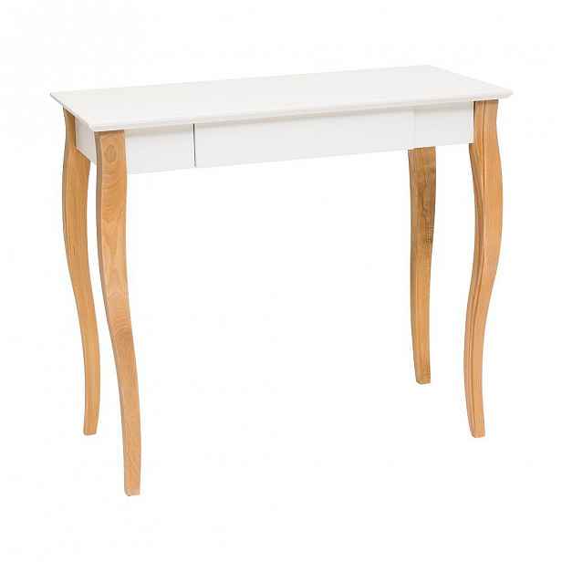 Bílý psací stůl Ragaba Lillo, délka 85 cm