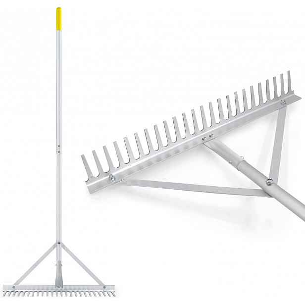 Hliníkové Hrábě pro vyrovnávání terénu 61 cm 174 cm Colwelt