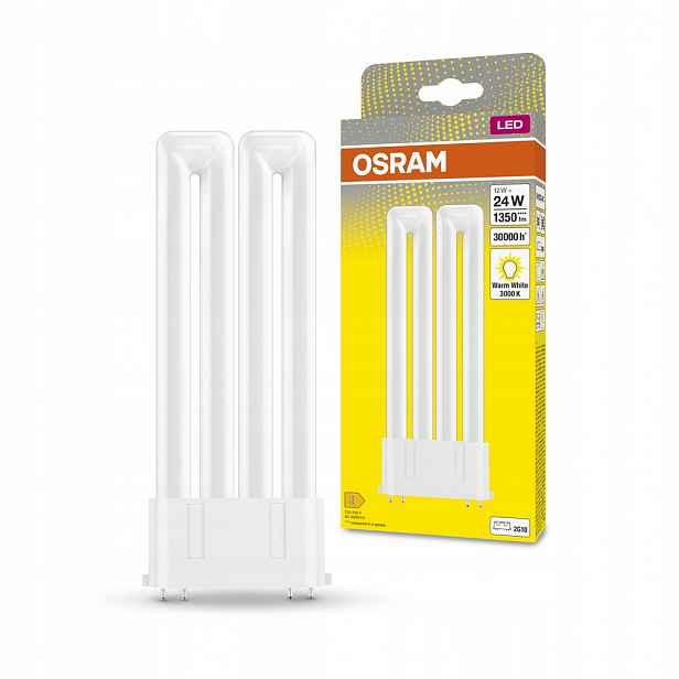 Jednostranná Led žárovka 2G10 12W 1350lm 3000K 130° Dulux Led F Em & Ac