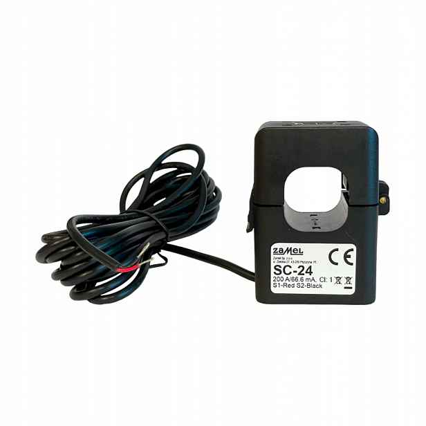 Proudový transformátor 200A/66.6mA SC-24 pro monitorování elektrické energie Supl
