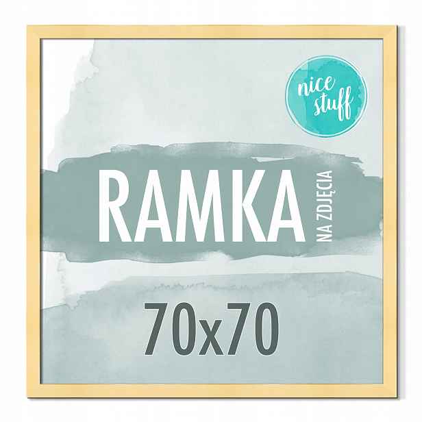 Rámeček Na Fotografie 70x70 Rámečky Na Fotografie Čtvercová fotografie Mdf Zlatá zlatá