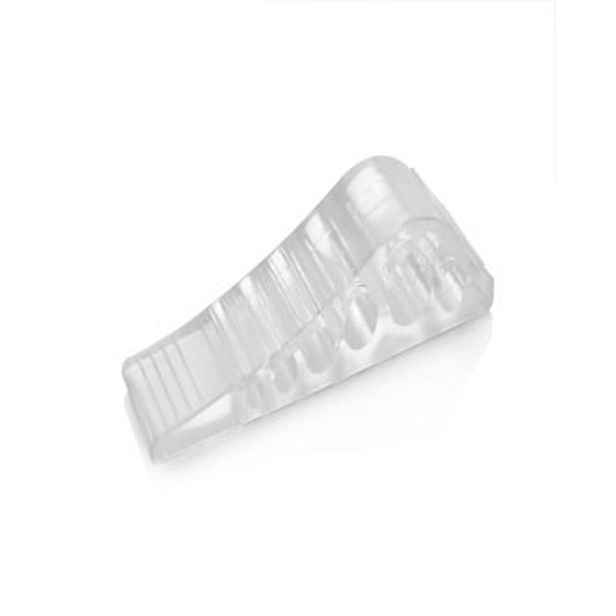 zarážka-1ks-dveřní klínek 12x3x v.3cm, transp.plast