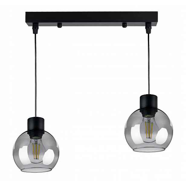 Závěsná stropní lampa Lustr Zwis Kula Skleněná