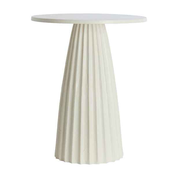 Kovový kulatý odkládací stolek ø 45 cm Veglia – Light & Living