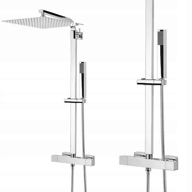 Sprchový Set Sprchový Sloup S Velkou Dešťovou Sprchou 30 CM