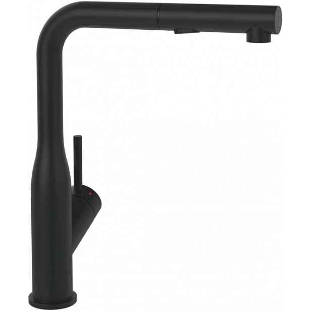 Villeroy & Boch Subway Style Shower - Dřezová baterie s výsuvnou sprškou, matná černá 92850006