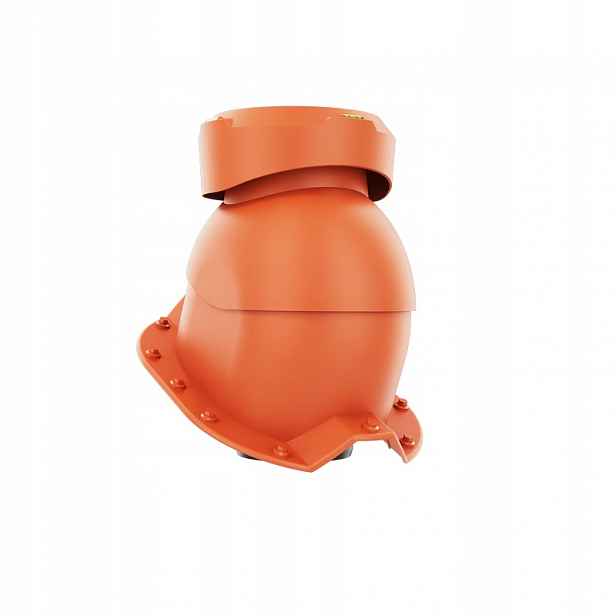 Krbový kanalizační odvětrávač fi110 Trapez T35 Cihlový 8004