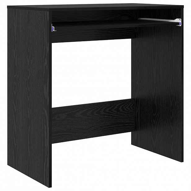 vidaXL Stůl Černý dub Kompozitní dřevo 77,5 x 43 x 79 cm
