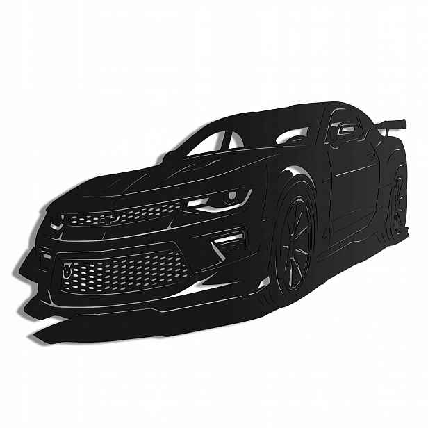 Chevrolet Camaro Dřevěný 3D obraz