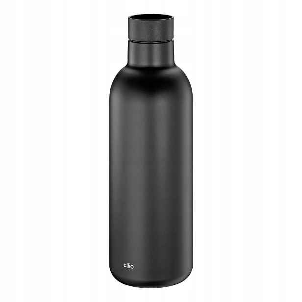 Cilio Termoláhev na vodu Deluxe, 650 ml, matná černá