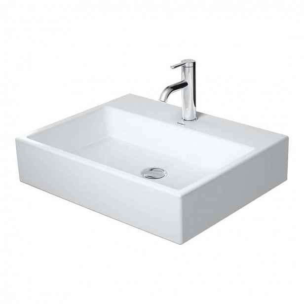 Duravit Vero Air - Umyvadlo 60x47 cm, bez přepadu, otvor pro baterii, bílá 2350600041