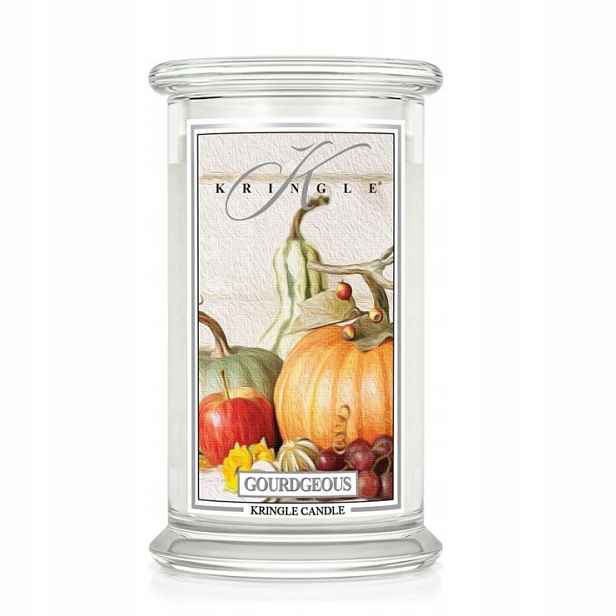 Gourdgeous Kringle Candle – velká svíčka se dvěma knoty (624 g)