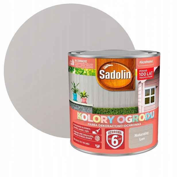 Sadolin Barvy Zahrady 2,5L Přírodní len