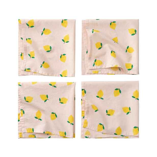 Ubrousky v sadě 4 ks 40x40 cm Milly Fruit – Ellos Home