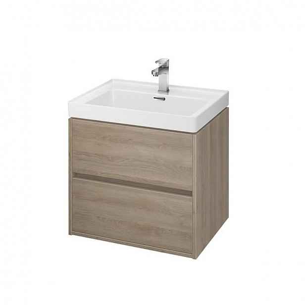 Koupelnová skříňka pod umyvadlo Cersanit CREA 59,4x53,3x44,7 cm dub mat S924-008