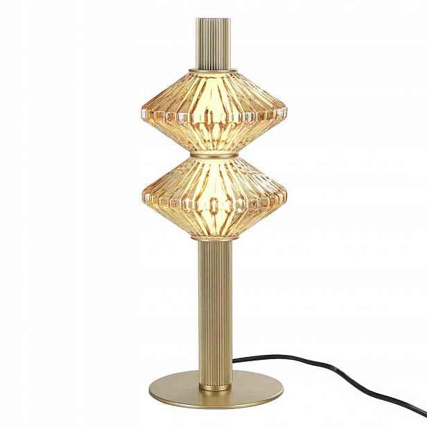 Stolní lampa Noční Milagro Padre Gold ML2801 9W Led 3000K Zlatá Skleněná