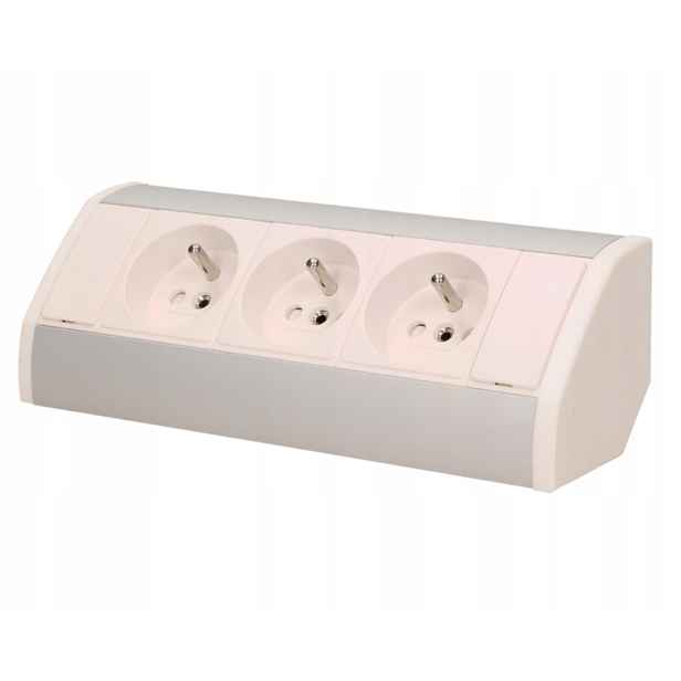 Zásuvka Pro Nábytek 3X2PZ Bílá ON-9001/W-G Orno