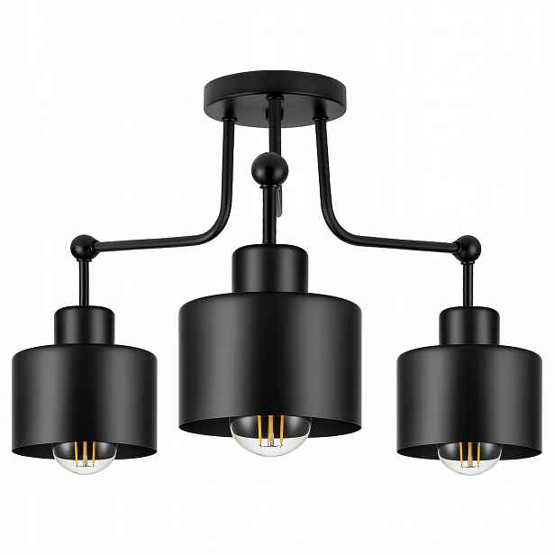 závěsné stropní svítidlo Lustr Stropní Svítidlo Led E27 Moderní černá Premium