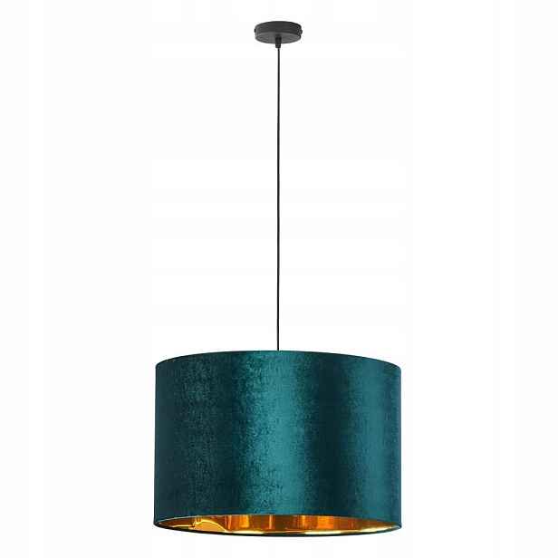 Závěsný stropní lustr černý Tercino Látka 50 cm Kuchyň Tk Lighting