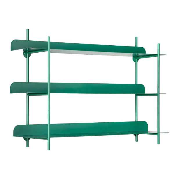 Zelená patrová kovová police 60 cm Cool Retro – PT LIVING