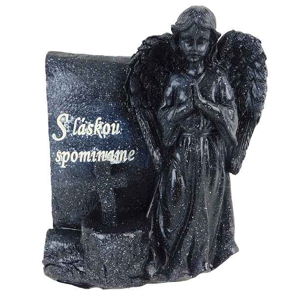 PROHOME - Anděl - s láskou vzpomínáme 15x19cm