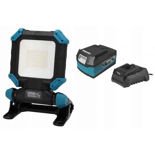 Dedra Dílenská lampa akumulátor 4AH Sada 18V Sas+all DED6906 1800lm