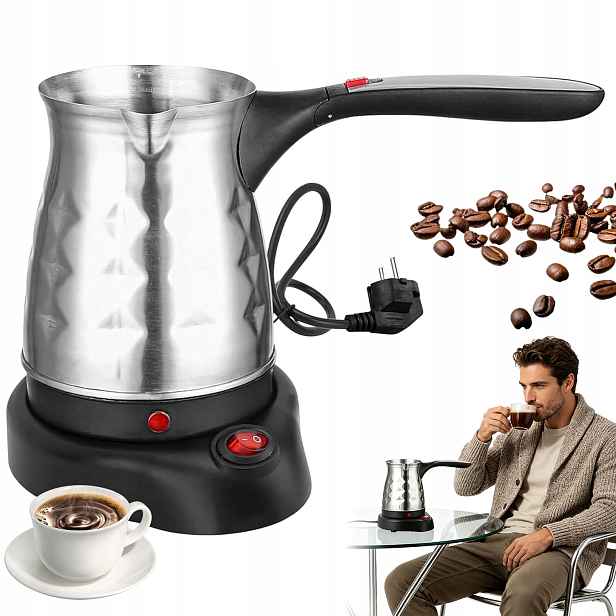 Elektrický Kelímek Na Přípravu Turecké Kávy Spařovací Jednotka 500 ML 600 W