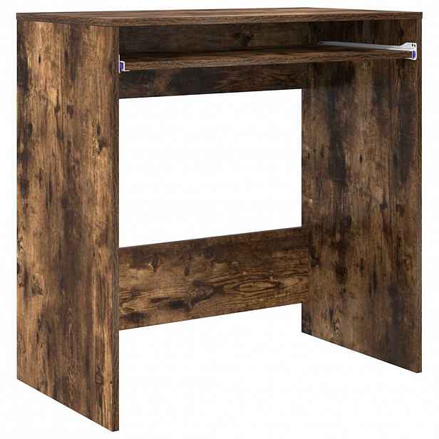 vidaXL Stůl Kouřový dub Kompozitní dřevo 77,5 x 43 x 79 cm