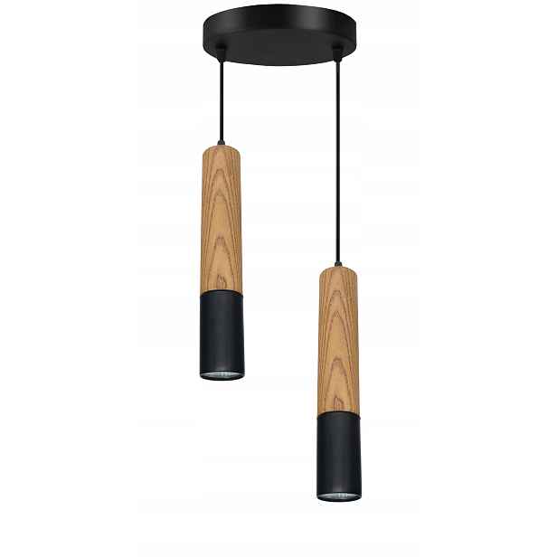 Závěsná Lampa Do Kuchyně Altánu Obývacího Pokoje Nad Stůl Dřevěná Led GU10