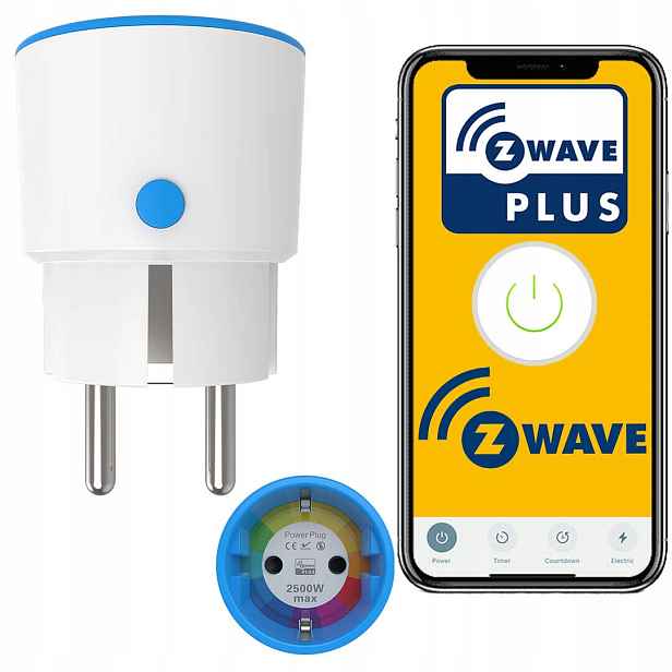 Inteligentní zásuvka Z-wave Neo kompatibilní s Fibaro, Zwave 13A