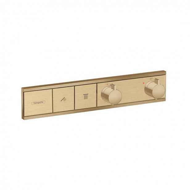 Hansgrohe RainSelect - Baterie pod omítku pro 2 spotřebiče, kartáčovaný bronz 15380140