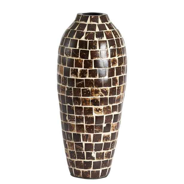 Hnědá bambusová váza (výška 40 cm) Tudela – Light & Living