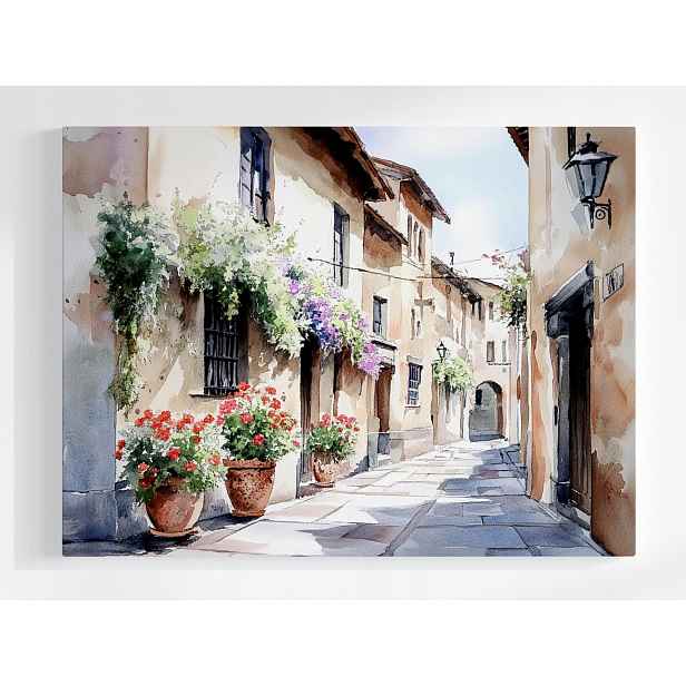 Plakát Městečko Italia Itálie Ulička 100x75